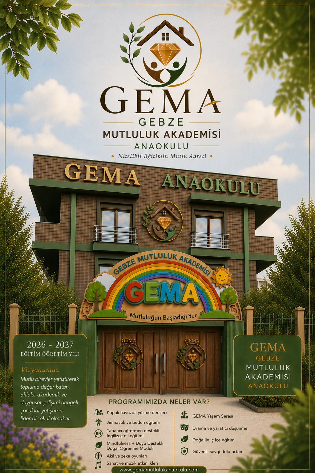 GEMA Anaokulu - Nitelikli Eğitimin Mutlu Adresi
